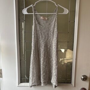 Philosophy Gray Knit Tank Top preloved